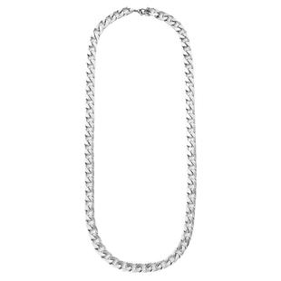 短袖百搭链子古巴项链hiphop男女潮流ins嘻哈夸张钛钢不掉色粗款