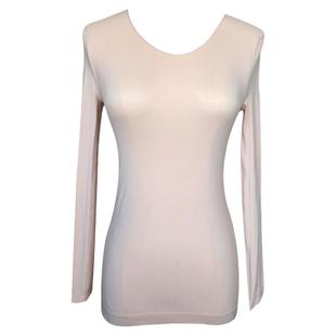 连体打底衫长袖简约肤色连体长袖短袖勾手指紧身可定制演出服打底