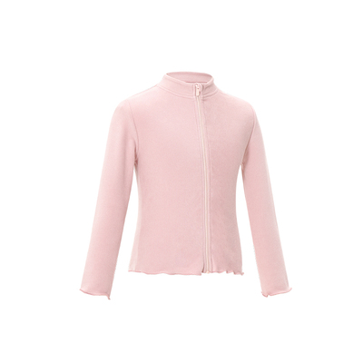 儿童舞蹈服冬季抓绒运动套装