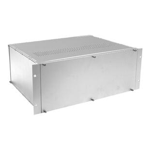 5u工控插箱6u铝型材外壳定制控制器散热仪器2u4u箱体加厚全铝机箱