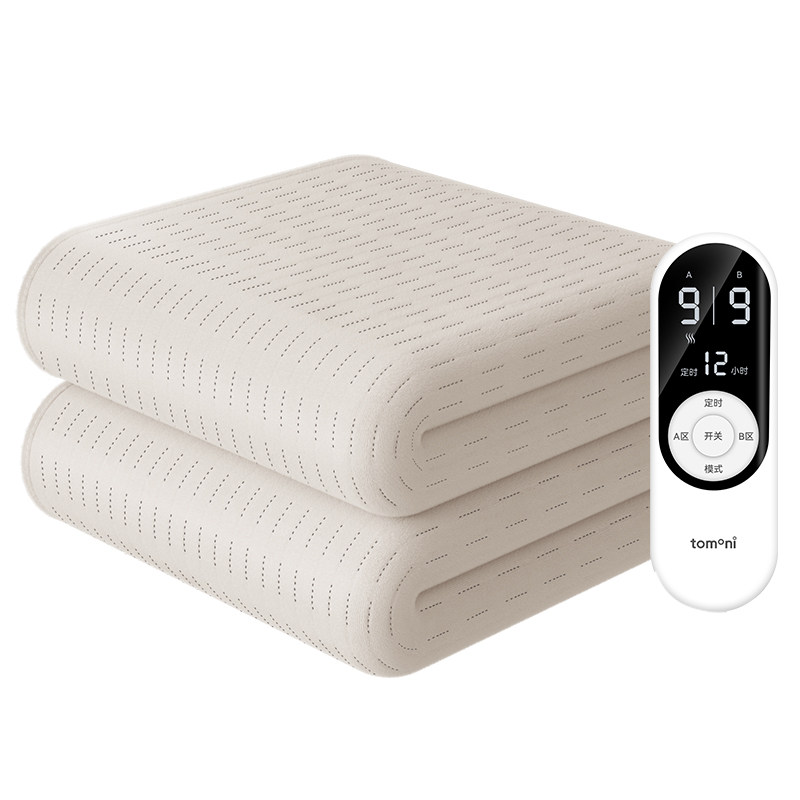 TOMONI电热毯2025新款单人电褥子家用双人双控学生宿舍调温垫正品