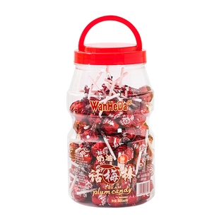 万和奶油话梅味棒棒糖罐装喜糖包装花束糖果休闲儿童零食