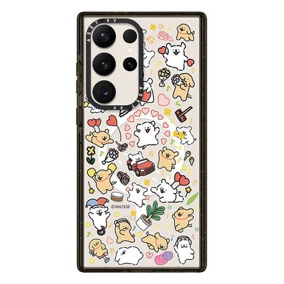 三星S25Ultra线条小狗手机壳