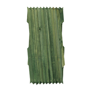 木制伸缩花爬架（绿色）天然实木篱笆墙上室内户外养花绿藤WT-G