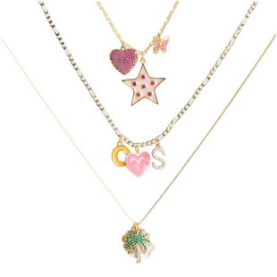 Tencoo自选Charming Girl公主吊坠定制项链