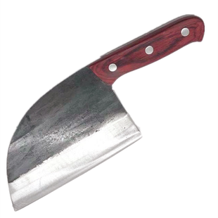 轴承钢厨师刀锋利鸡鸭斩切刀厨房家用传统砍骨刀纯手工锻打切菜刀