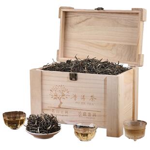 云南临沧大雪山普洱茶生茶散茶头春古树茶500g散装生普茶叶冰岛甜