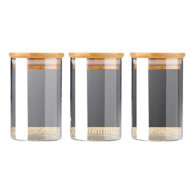 带盖收纳食品级杂粮盒储物玻璃瓶