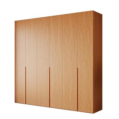 国补实木定制橡木衣柜家用卧室新款2024爆款18mm厚一门到顶衣橱