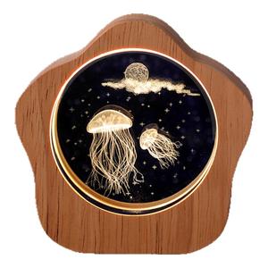 创意发光星星水晶小摆件装饰