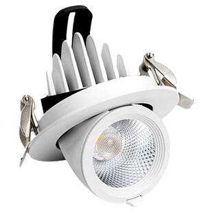 服装店商用97显指无闪频店铺专用45000K象鼻灯嵌入式led天花射灯