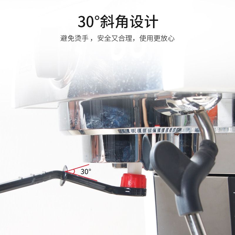 防烫弯头尼龙刷清洁毛刷硬头半自动滤头可拆卸咖啡机咖啡机刷冲煮