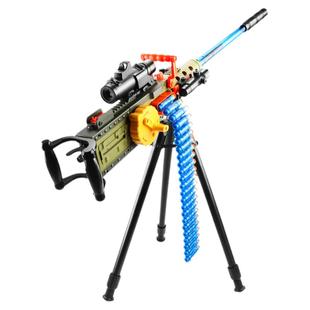 M2重机枪抛壳电动连发软弹枪8岁小男孩9-11儿童玩具枪仿真7礼物
