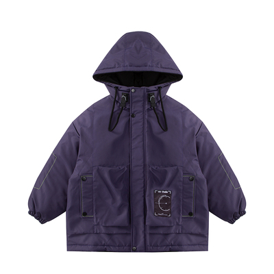 男童棉服2025新款中大童加厚棉衣宽松潮帅夹棉外套保暖过冬派克服