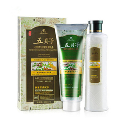 五贝子汉邦彩色草药正品染发剂