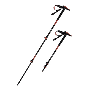 挪客铝合金T柄伸缩登山杖专业户外徒步手杖男女款超轻爬山装备