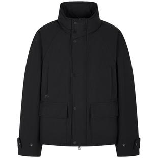 速写男装奥莱outlets羽绒服男款宽松短款箱型羽绒外套简约休闲