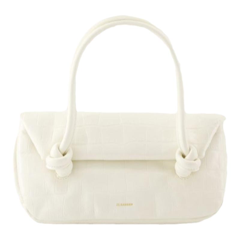 Jil Sander 吉尔桑达 Knot Sm 米色纳帕小牛皮肩包