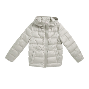 TRIBECA/翠贝卡纯色冬季新款商场同款长袖保暖加厚连帽羽绒服女