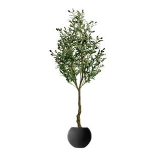 橄榄树仿真绿植落地盆栽室内大型仿生植物摆件客厅轻奢装饰花假树