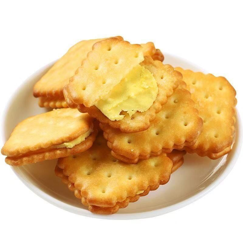 芝士夹心饼干酥脆休闲零食
