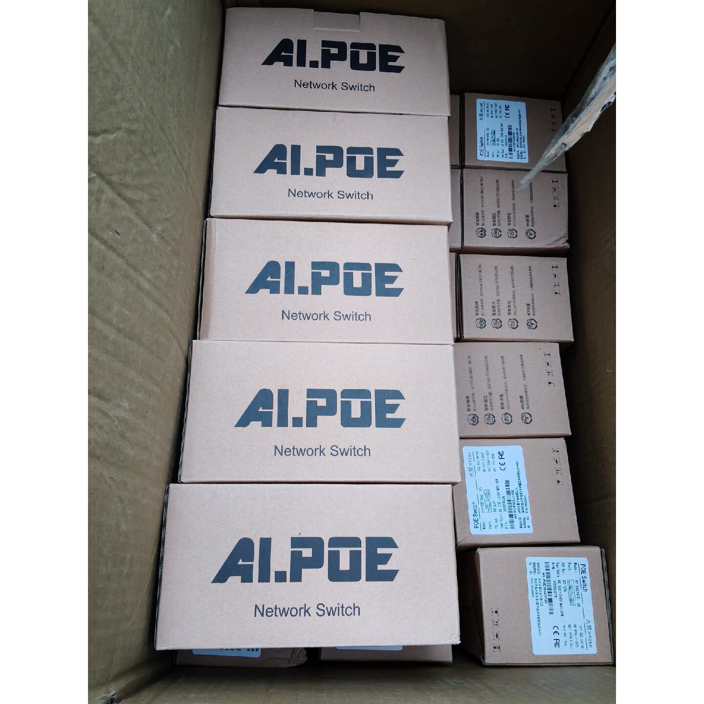 询价-4口POE交换机 火翼HY-POE105D 5口百兆PO图片