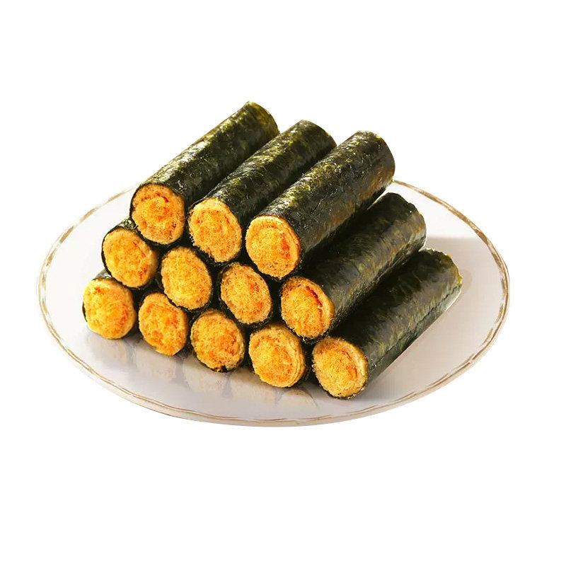 海苔肉松卷小蛋卷独立包装肉松咸蛋黄味宿舍办公室休闲解馋小零食