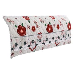 床头罩四季通用全包夹棉加厚床头罩床头套实木软包床靠防尘罩