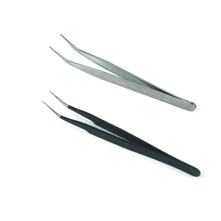 衍纸专用工具不锈钢镊子DIY手工弯嘴镊子精细工具指钳衍纸镊夹