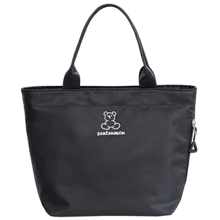 原创手提包2025新款女包大容量防泼水简约帆布包纯色包休闲手拎包