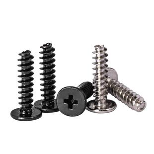 加硬黑色十字薄平头平尾自攻螺丝CB镀镍扁平头自攻M1.7M2.3M2.6M3