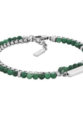 阿玛尼FASHION男士串珠手链