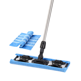 美丽雅平板拖把 正品亲亲400平板地拖 夹毛巾木地板拖把 赠拖布