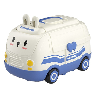 儿童仿真医生玩具车2-10岁男女宝宝过家家医疗救护车听诊器医疗箱