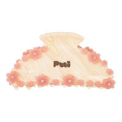 puui原创法式雪绒花抓夹