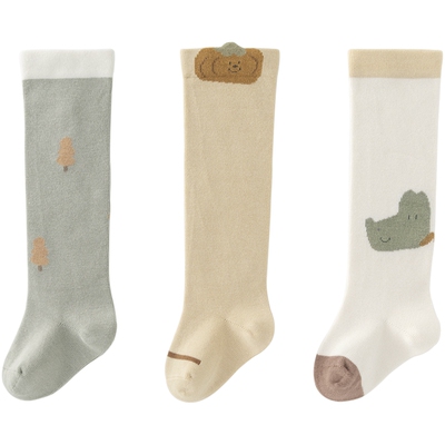 乖奇熊男女宝宝四季款长筒袜