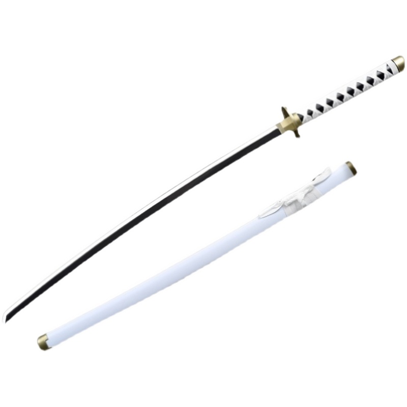 带鞘武士刃唐横刀剑拔刀剑一体长刀木刀玩具刀竹刀训练习道具木制