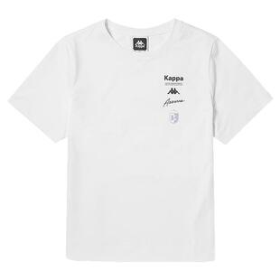 Kappa卡帕短袖新款女运动T恤字母印花休闲半袖夏季圆领短袖