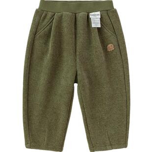 【商场同款】巴拉巴拉男童长裤加绒宽松气球裤秋冬2025新款休闲裤