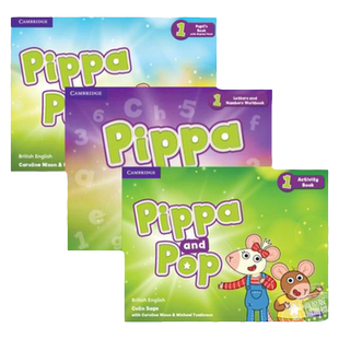 Pippa and Pop Level 1 英文原版剑桥幼儿英语级别1 学生书练习册教师书 学龄前儿童幼教启蒙识字算术 pippaandpop