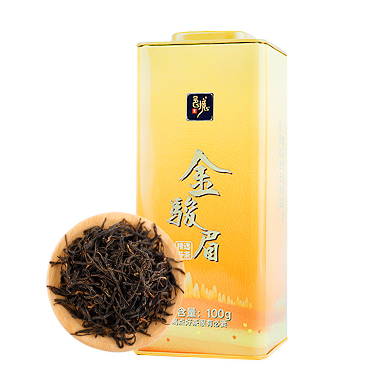 邑境红茶金俊眉罐装茶叶
