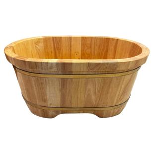 香柏木儿童泡澡木桶沐浴桶家用小孩洗澡桶婴儿宝宝浴盆实木瑶浴桶