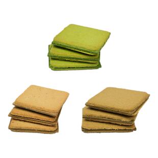 初透浓茶小方抹茶饼干白色恋人抹茶巧克力夹心饼干焙茶红茶饼干