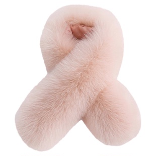 英伦风大衣毛毛领富家千金大衣穿搭围巾仿皮草狐狸毛保暖围脖秋冬