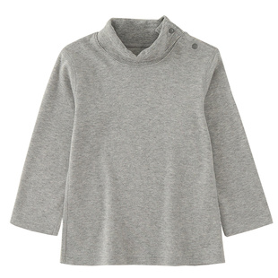 A类纯棉儿童打底衫中小童女童半高领内搭宝宝长袖T恤男童秋衣上衣