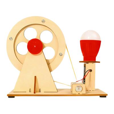DIY手摇发电机科普趣味实验