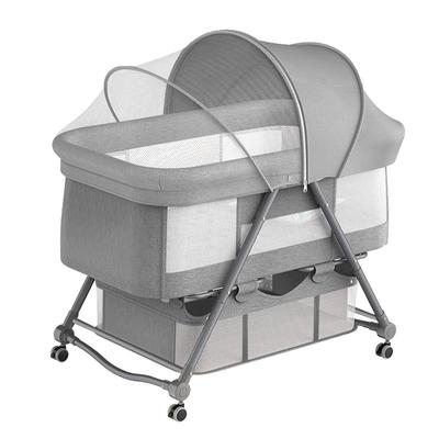 marobaby折叠婴儿床防吐奶变摇床