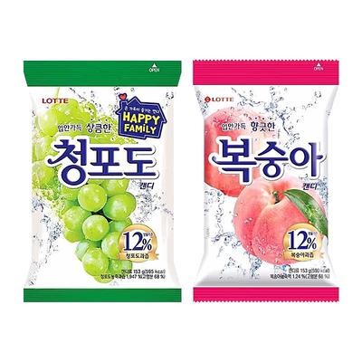 进口韩国青葡萄硬糖Lotte/乐天