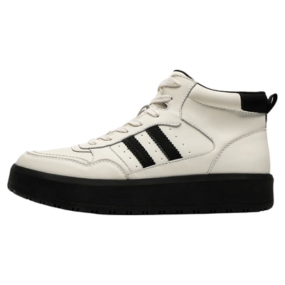 高帮鞋男厚底增高小白鞋男款