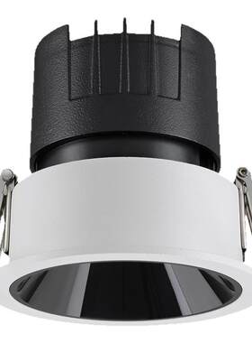 NVC雷士深防眩射灯高显铝合金嵌入式孔灯55mm9W12瓦小山丘NLED626